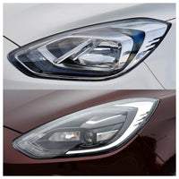 Ford Escort Front Headlight Housing Lens Cover - side view - Becquet Voiture