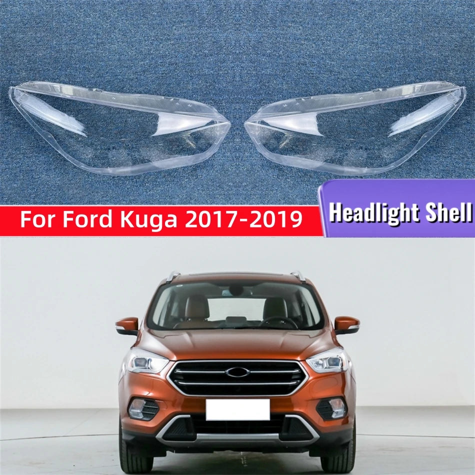 Coque Phare Avant Ford Kuga Couvercle Lentille - vue de face - Becquet Voiture