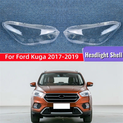 Coque Phare Avant Ford Kuga Couvercle Lentille - vue de face - Becquet Voiture