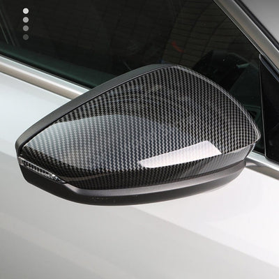 Coque rétroviseur Audi A3 8V carbone - vue de face - Becquet Voiture
