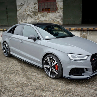 Coque rétroviseur Audi A3 8V noir brillant - vue arrière - Becquet Voiture