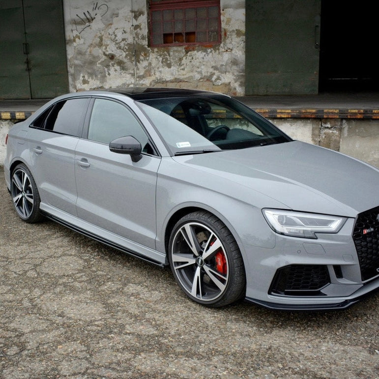 Coque rétroviseur Audi A3 8V noir brillant - vue arrière - Becquet Voiture