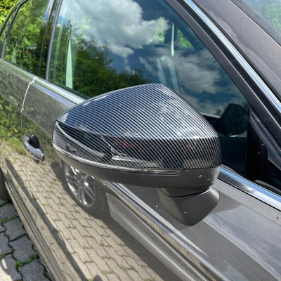 Coque Rétroviseur Audi A3/S3/RS3 8V Noir Alu Carbone - détail du montage - Becquet Voiture