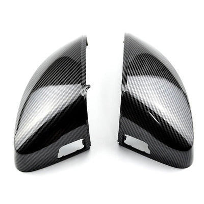 Coque Rétroviseur Audi A3/S3/RS3 8V Noir Alu Carbone - installé sur véhicule - Becquet Voiture