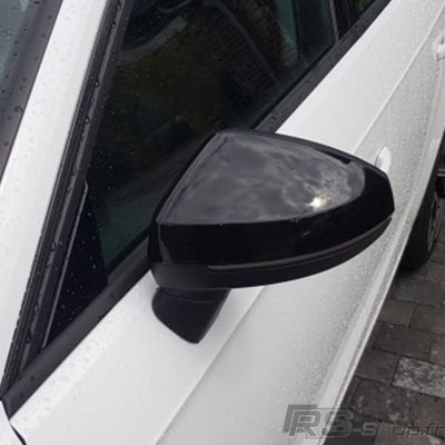 Coque Rétroviseur Audi A3/S3/RS3 8V Noir Alu Carbone - packshot studio - Becquet Voiture