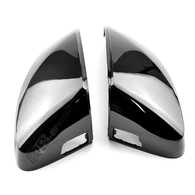 Coque Rétroviseur Audi A3/S3/RS3 8Y Noir Carbone - vue de trois-quarts - Becquet Voiture
