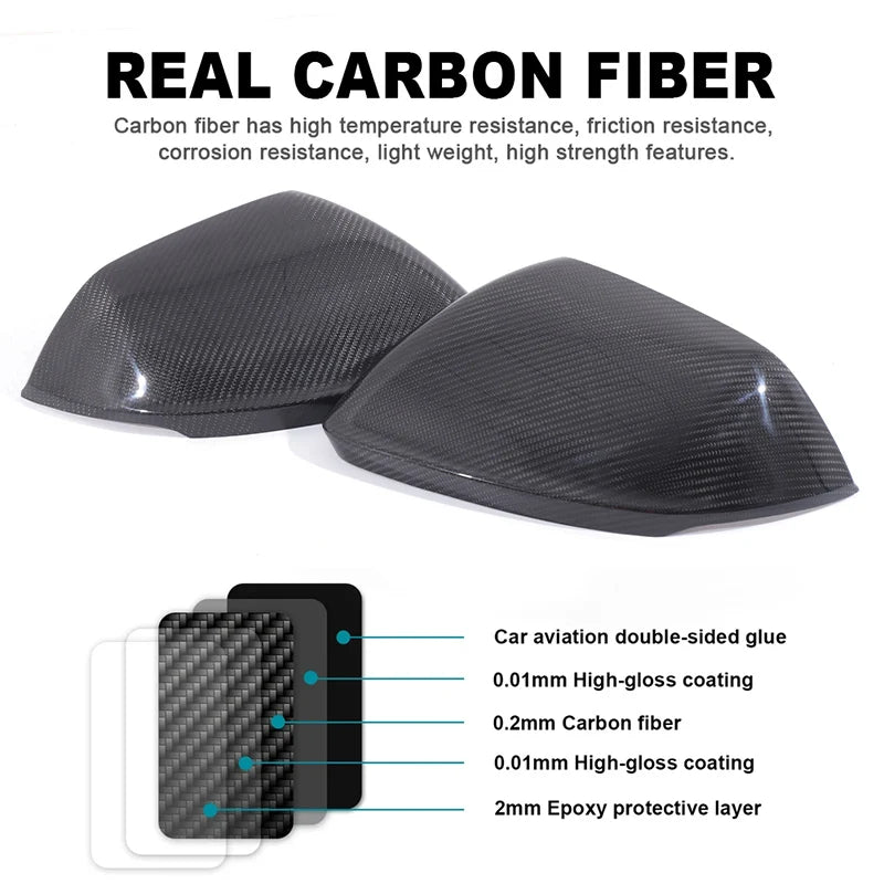 Coque Rétroviseur Audi Q8 SQ8 RSQ8 - vue de profil - Becquet Voiture