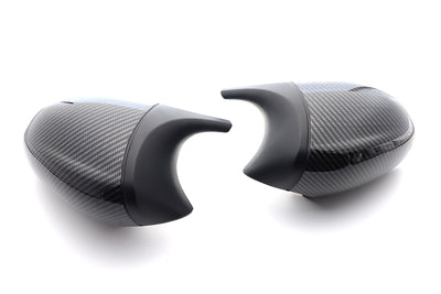 Coque rétroviseur BMW Série 1 E87 (2004-2006) fibre de carbone - vue arrière - Becquet Voiture