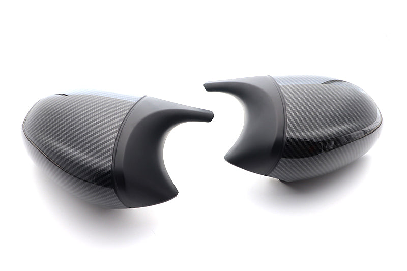 Coque rétroviseur BMW Série 1 E87 (2004-2006) fibre de carbone - vue arrière - Becquet Voiture