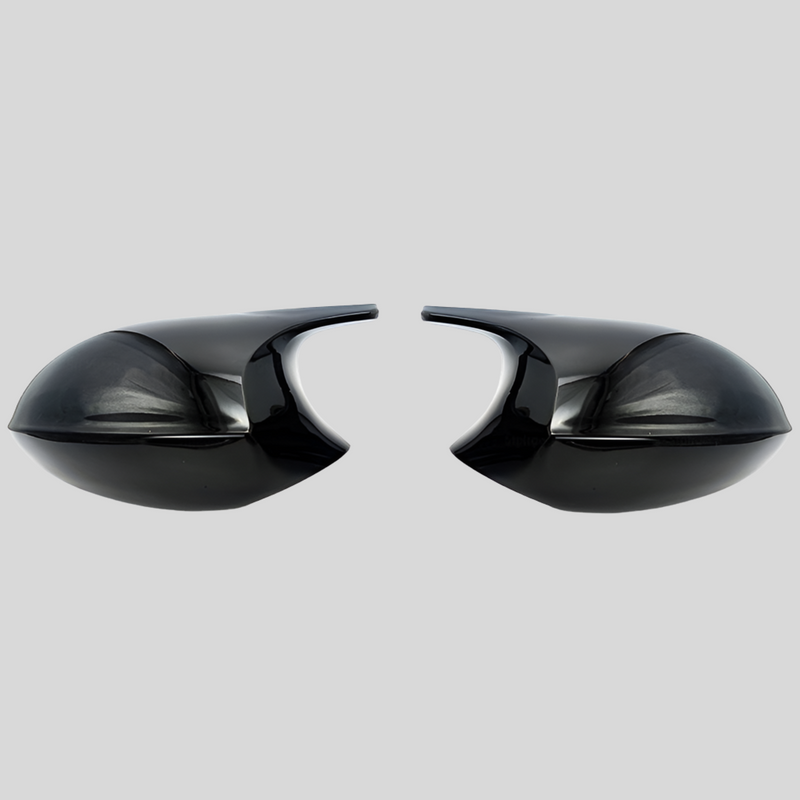 Coque rétroviseur BMW Série 1 E87 (2004-2006) noir brillant - vue arrière - Becquet Voiture