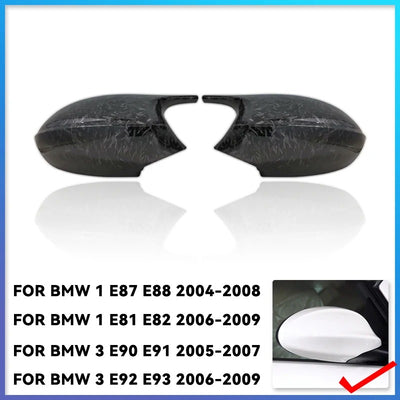 Coque rétroviseur BMW Série 1 E87 E88 E81 E82 (2004-2009) - vue de trois-quarts - Becquet Voiture