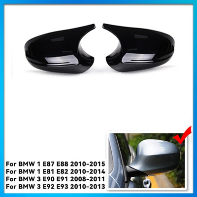 Coque rétroviseur BMW Série 1 E87 E88 E81 E82 (2008-2015) - vue de trois-quarts - Becquet Voiture