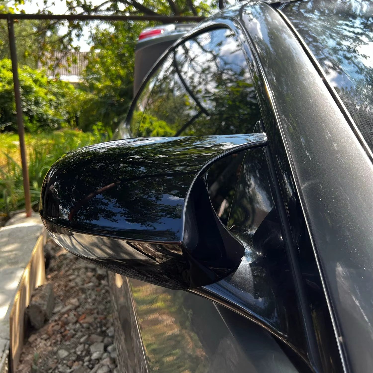Coque rétroviseur BMW Série 3 E90 E91 E92 E93 (2005-2009) - vue de face - Becquet Voiture