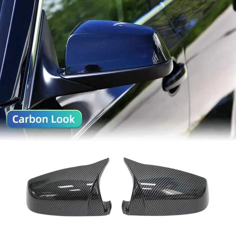 Coque Rétroviseur BMW Série 5 6 7 F10 F11 Aspect Carbone - détail du montage - Becquet Voiture