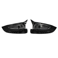 Coque Rétroviseur BMW Série 5 6 7 F10 F11 Aspect Carbone - installé sur véhicule - Becquet Voiture