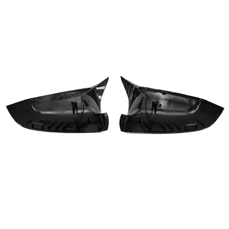 Coque Rétroviseur BMW Série 5 6 7 F10 F11 Aspect Carbone - installé sur véhicule - Becquet Voiture