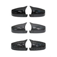 Coque Rétroviseur BMW Série 5 6 7 F10 F11 Aspect Carbone - vue arrière - Becquet Voiture