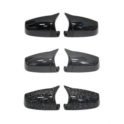 Coque Rétroviseur BMW Série 5 6 7 F10 F11 Aspect Carbone - vue arrière - Becquet Voiture