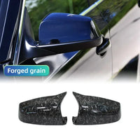 Coque Rétroviseur BMW Série 5 6 7 F10 F11 Aspect Carbone - vue rapprochée - Becquet Voiture