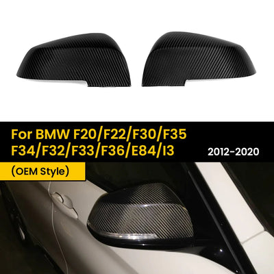 Coque Rétroviseur Carbone BMW F20 F22 F30 F32 2012-2020 - vue de face - Becquet Voiture