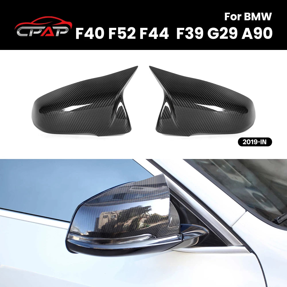 Coque Rétroviseur Carbone BMW F40 F44 G29 M Style - vue de face - Becquet Voiture