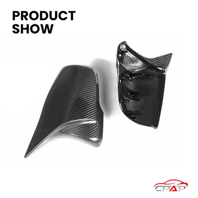 Coque Rétroviseur Carbone BMW F40 F44 G29 M Style - vue de trois-quarts - Becquet Voiture