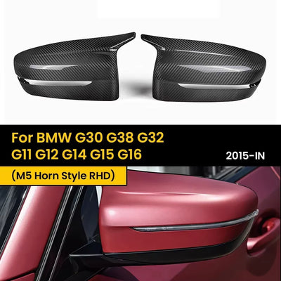 Coque Rétroviseur Carbone BMW G30 G11 G12 G14 - détail du montage - Becquet Voiture