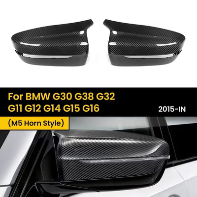 Coque Rétroviseur Carbone BMW G30 G11 G12 G14 - en situation - Becquet Voiture