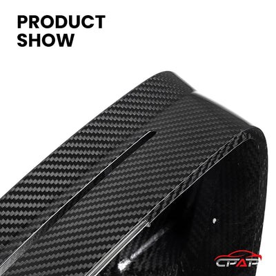 Coque Rétroviseur Carbone BMW G60 G70 i5 M5 Style - installé sur véhicule - Becquet Voiture