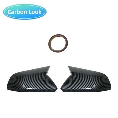 Coque Rétroviseur Carbone Ford Mustang 2015-2020 - vue de trois-quarts - Becquet Voiture