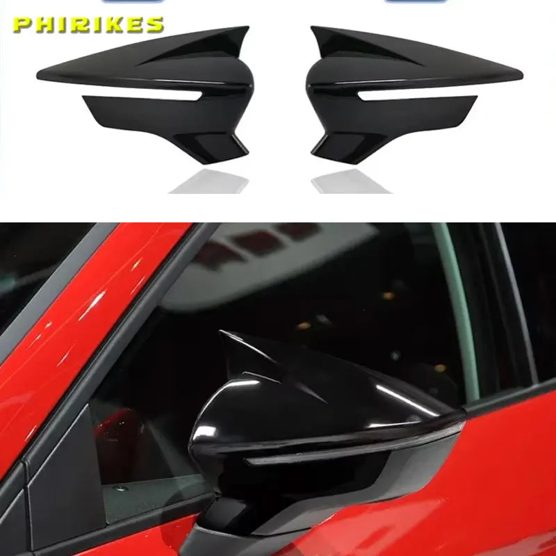 Coque Rétroviseur Carbone Seat Leon Ibiza Arona - vue de face - Becquet Voiture