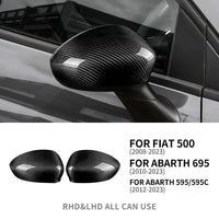 Coque Rétroviseur Fiat Abarth 500 595 695 - détail du montage - Becquet Voiture
