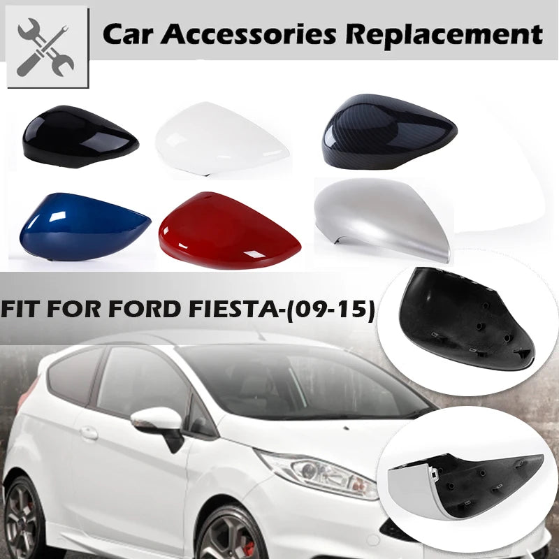 Coque Rétroviseur Ford Fiesta MK7 2009-2017 - vue de face - Becquet Voiture
