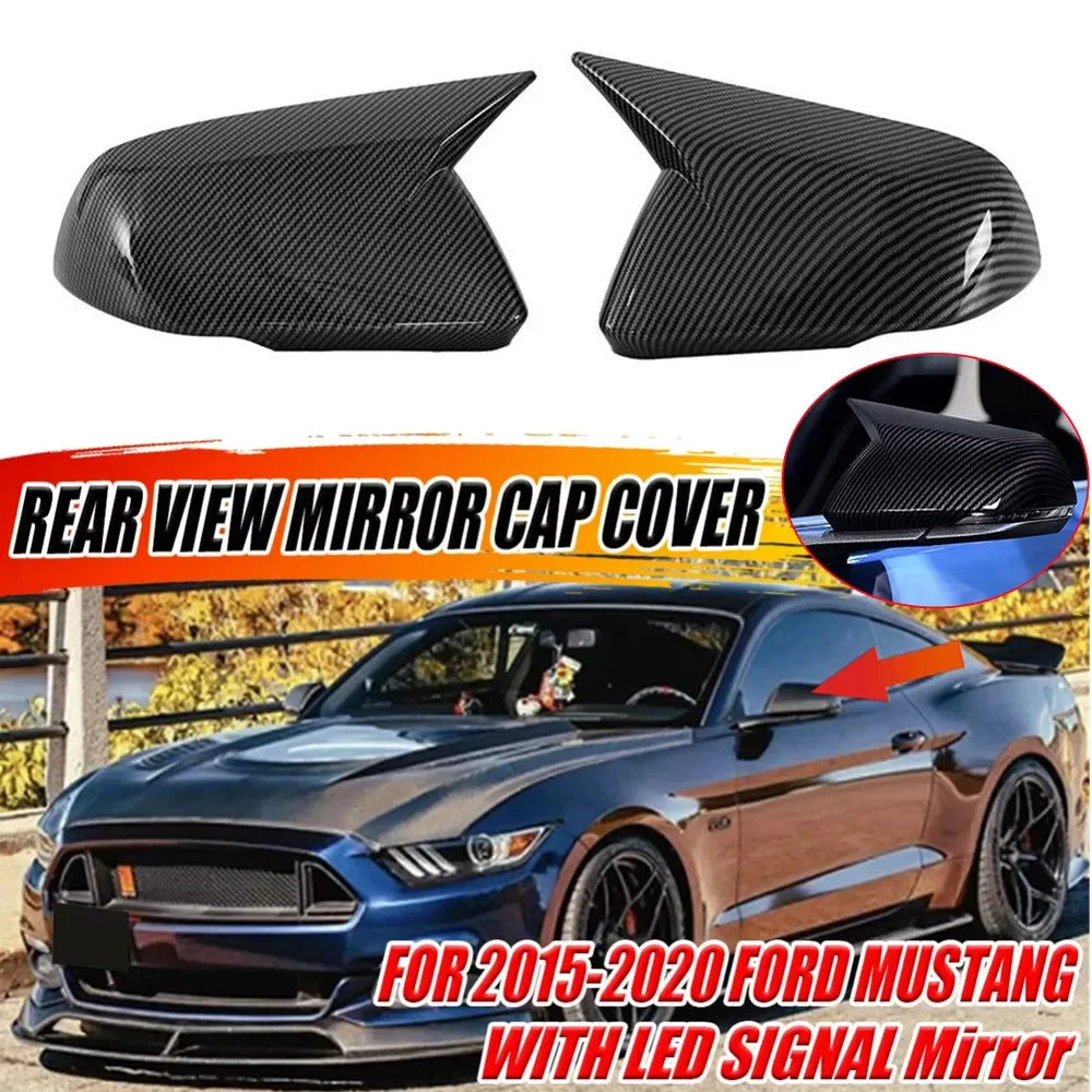 Coque Rétroviseur Ford Mustang 2015-2020 - vue de face - Becquet Voiture
