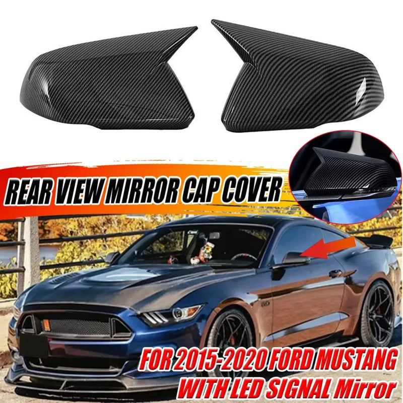Coque Rétroviseur Ford Mustang 2015-2020 - vue de face - Becquet Voiture