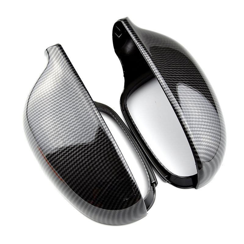 Coque rétroviseur Golf 5 (2003-2008) fibre de carbone - vue de profil - Becquet Voiture