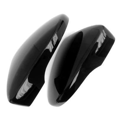 Coque Rétroviseur Golf 6 Noir Brillant Carbone Style Paire - vue arrière - Becquet Voiture