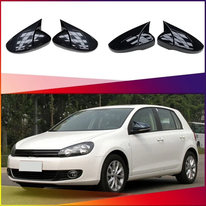 Coque rétroviseur Golf 6 personnalisée Volkswagen - vue de face - Becquet Voiture