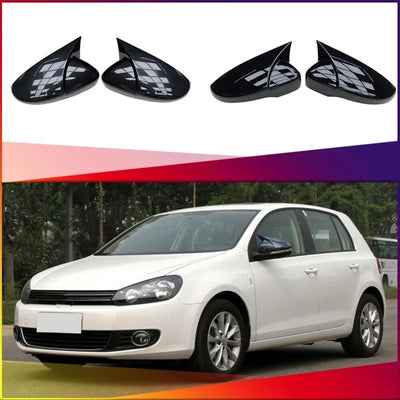 Coque rétroviseur Golf 6 personnalisée Volkswagen - vue de face - Becquet Voiture