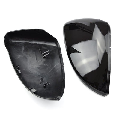 Coque Rétroviseur Golf 7 Noir Brillant ou Carbone - vue arrière - Becquet Voiture