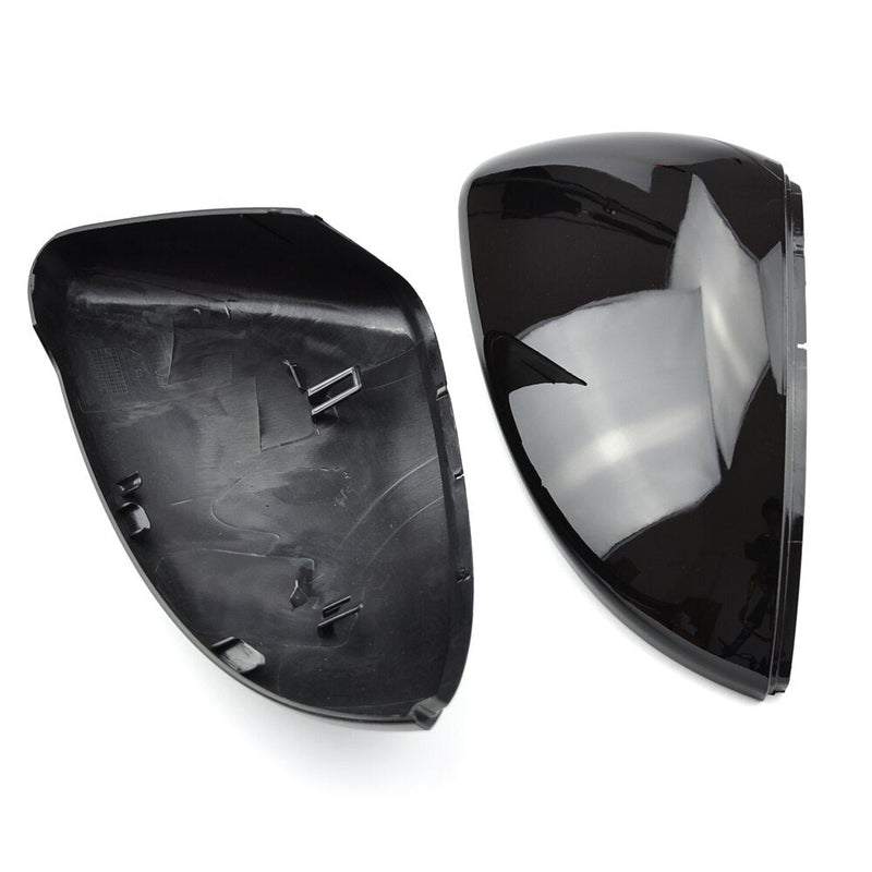 Coque Rétroviseur Golf 7 Noir Brillant ou Carbone - vue arrière - Becquet Voiture