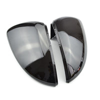 Coque Rétroviseur Golf 7 Noir Brillant ou Carbone - vue de face - Becquet Voiture