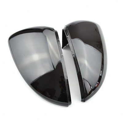 Coque Rétroviseur Golf 7 Noir Brillant ou Carbone - vue de face - Becquet Voiture