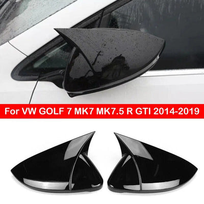 Coque rétroviseur Golf 7 personnalisée Volkswagen - vue de face - Becquet Voiture