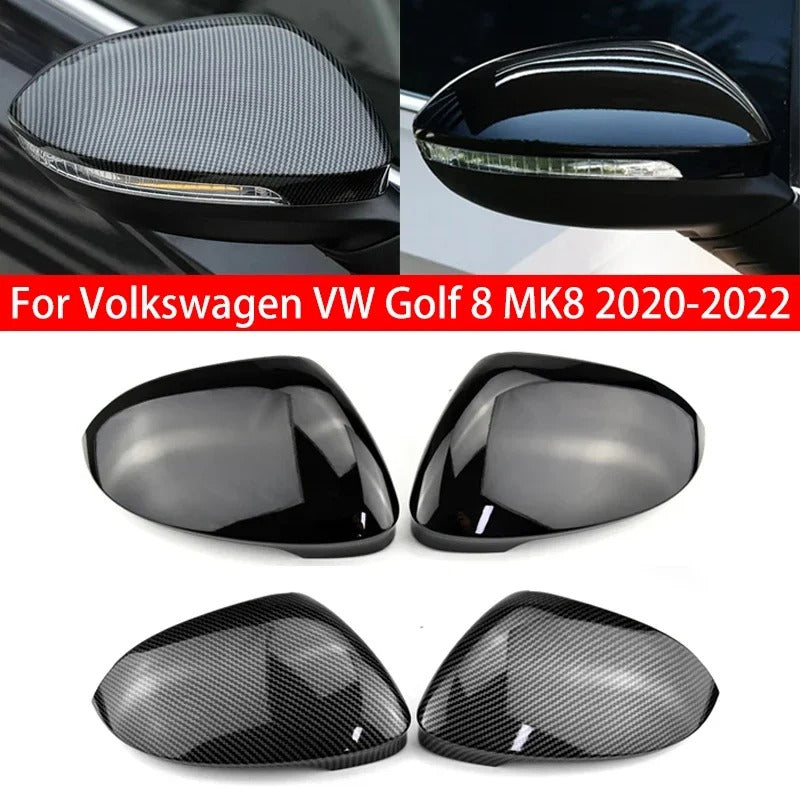 Coque rétroviseur Golf 8 d’origine Volkswagen - vue de face - Becquet Voiture