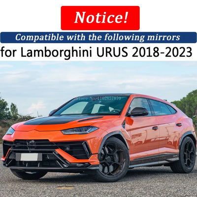Coque Rétroviseur Lamborghini URUS Fibre de Carbone - vue de profil - Becquet Voiture