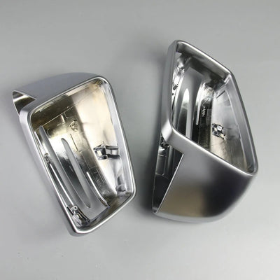 Coque rétroviseur Mercedes Benz argent - vue de trois-quarts - Becquet Voiture
