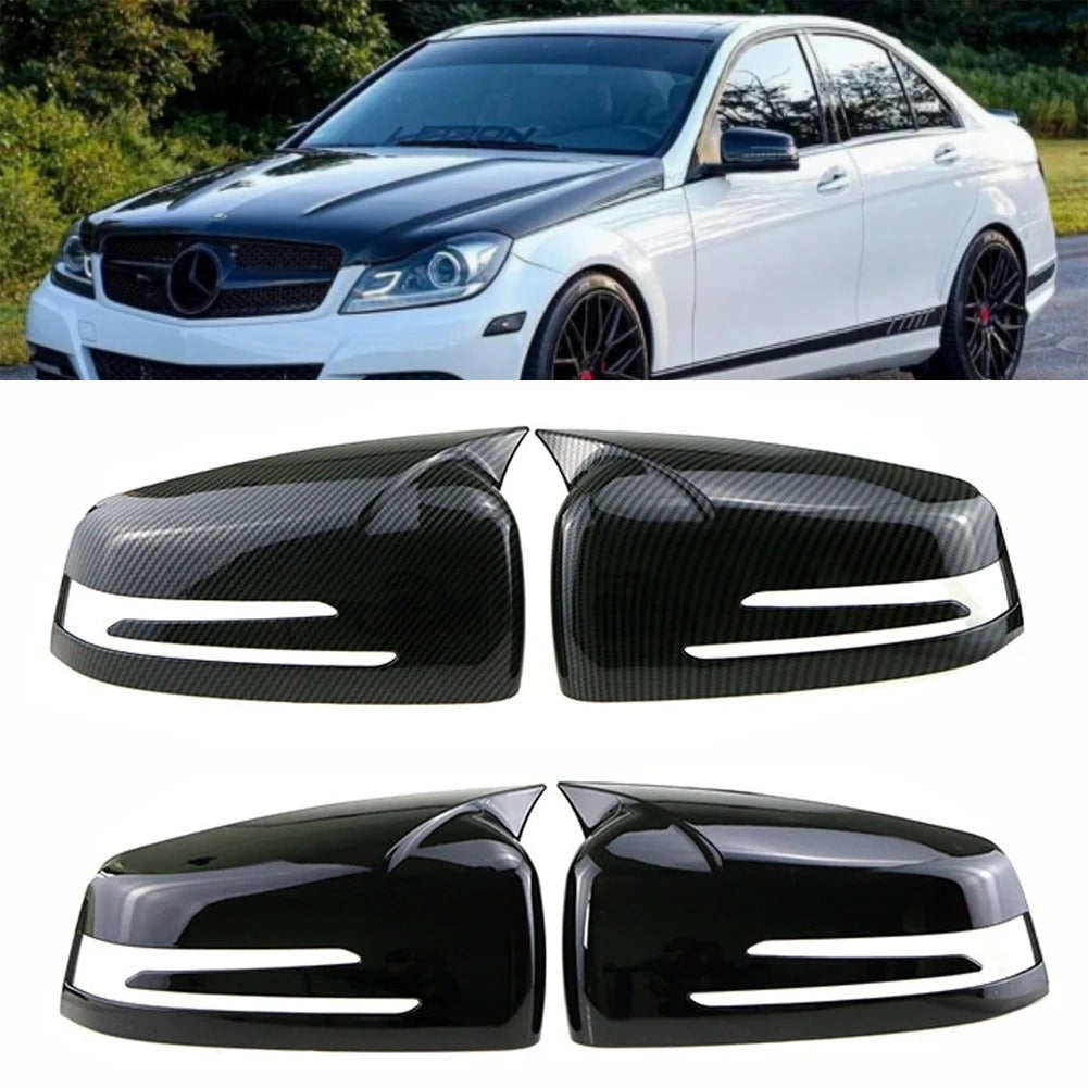 Coque rétroviseur Mercedes CLA C117 - vue de face - Becquet Voiture