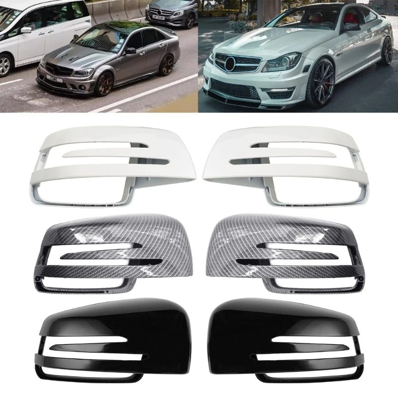 Coque rétroviseur Mercedes CLS C218 - vue de face - Becquet Voiture