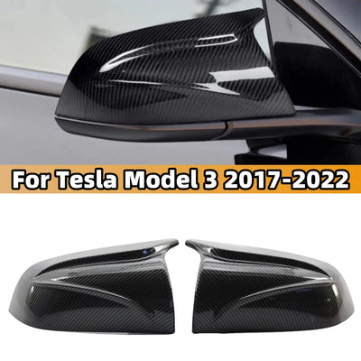 Coque Rétroviseur Tesla Model 3 2016-2023 - vue de face - Becquet Voiture